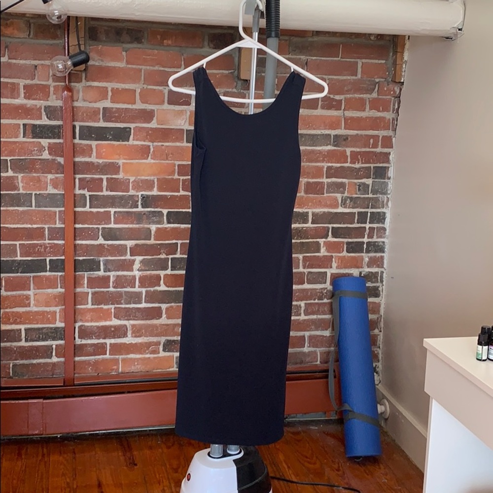 Noir brand black open back dress
